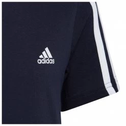 Adidas - Boy's 3 Stripes T-Shirt - T-shirt -Tée-shirts Soldes adidas boys 3 stripes t shirt t shirt detail 4