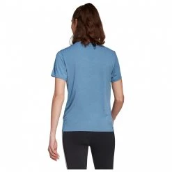 Adidas - Women's Winter Icon 3-Stripes Training - T-shirt technique -Tée-shirts Soldes adidas womens winter icon 3 stripes training t shirt technique detail 3