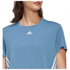 Adidas - Women's Winter Icon 3-Stripes Training - T-shirt technique -Tée-shirts Soldes adidas womens winter icon 3 stripes training t shirt technique detail 4