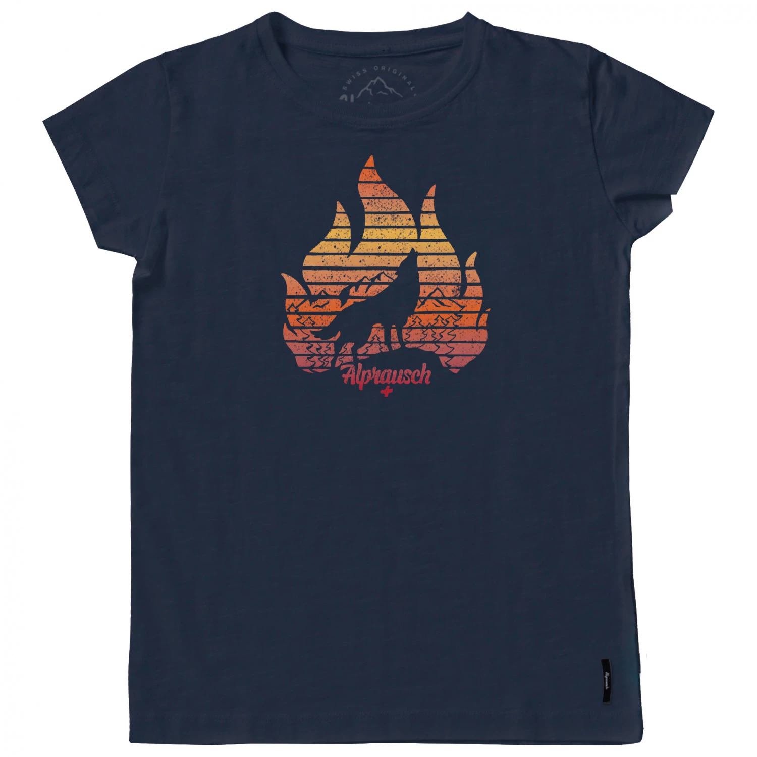 Alprausch - Kid's Einsame Wolf Bueb T-Shirt 3 Alprausch - Kid's Einsame Wolf Bueb T-Shirt – Image 3