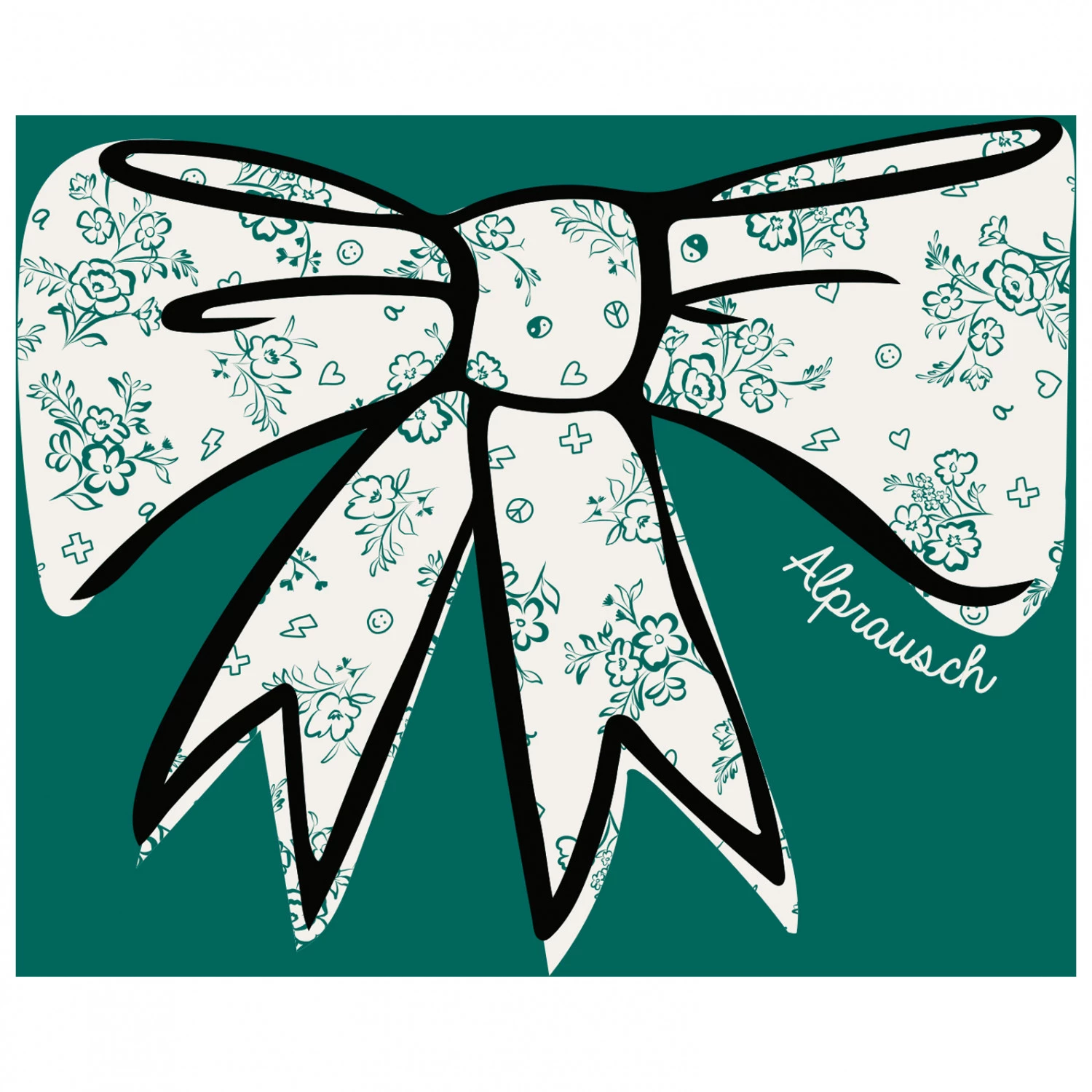 Alprausch - Kid's Schiggs Schleife Meitli T-Shirt 2 Alprausch - Kid's Schiggs Schleife Meitli T-Shirt – Image 2