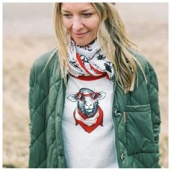 Alprausch - Women's Schöfli-Schaf - T-shirt -Tée-shirts Soldes alprausch womens schoefli schaf t shirt detail 3