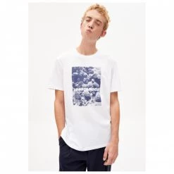 ARMEDANGELS - Aadon Corals - T-shirt -Tée-shirts Soldes armedangels aadon corals t shirt detail 3