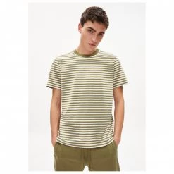 ARMEDANGELS - Aadon Stripes - T-shirt -Tée-shirts Soldes armedangels aadon stripes t shirt detail 3