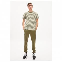 ARMEDANGELS - Aadon Stripes - T-shirt -Tée-shirts Soldes armedangels aadon stripes t shirt detail 4