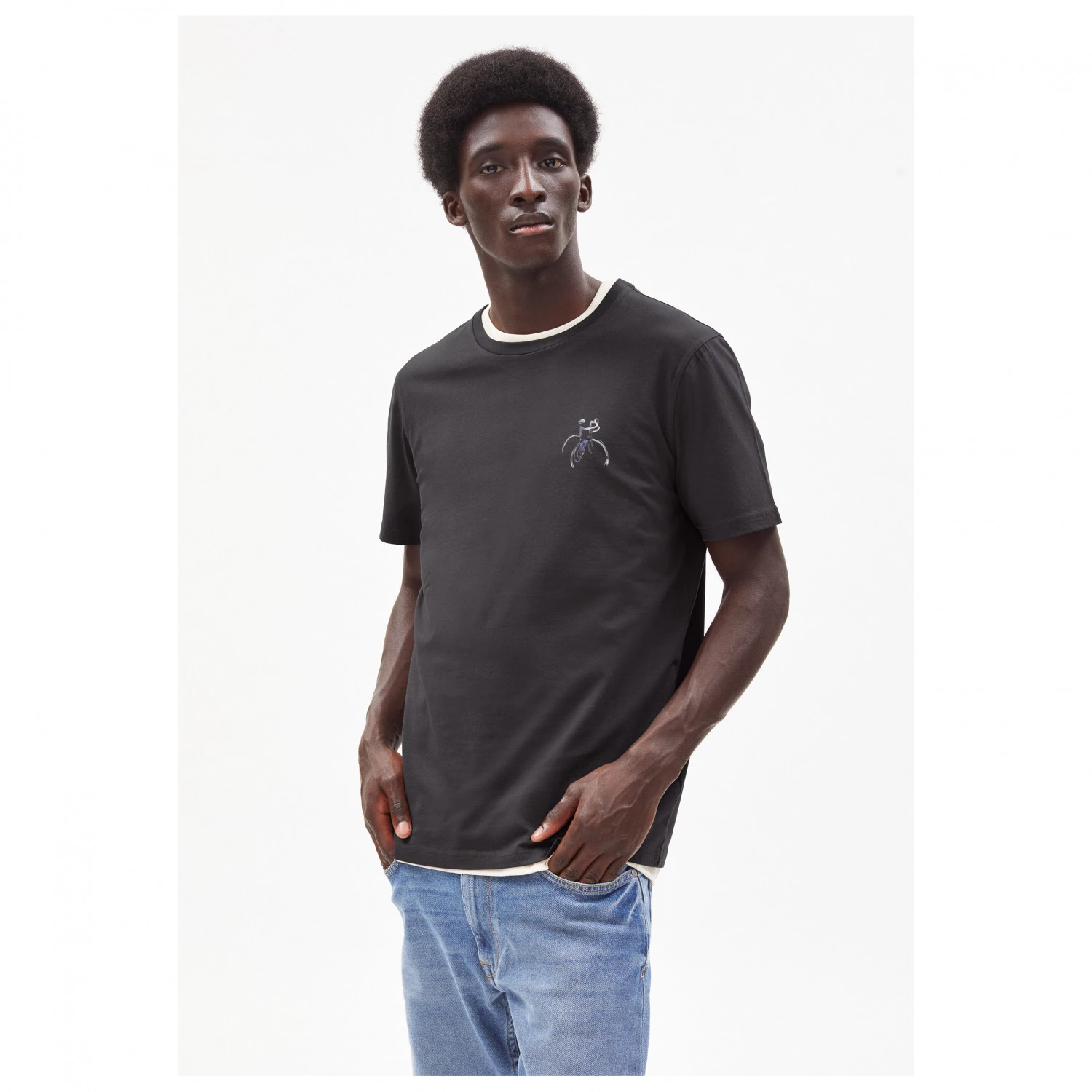 ARMEDANGELS - Jaames Aqua Bike - T-shirt 2 ARMEDANGELS - Jaames Aqua Bike - T-shirt – Image 2