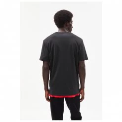 ARMEDANGELS - Jaames Chest Mountain - T-shirt -Tée-shirts Soldes armedangels jaames chest mountain t shirt detail 3