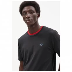 ARMEDANGELS - Jaames Chest Mountain - T-shirt -Tée-shirts Soldes armedangels jaames chest mountain t shirt detail 4