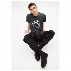 ARMEDANGELS - Jaames Highest Mountain - T-shirt -Tée-shirts Soldes armedangels jaames highest mountain t shirt detail 4