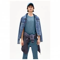 ARMEDANGELS - Jaames Structure - T-shirt -Tée-shirts Soldes armedangels jaames structure t shirt detail 4