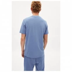 ARMEDANGELS - Jaames Sunsets - T-shirt 8 ARMEDANGELS - Jaames Sunsets - T-shirt -Tée-shirts Soldes armedangels jaames sunsets t shirt detail 3