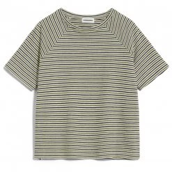 ARMEDANGELS - Women's Adeaa Stripes - T-shirt -Tée-shirts Soldes armedangels womens adeaa stripes t shirt 1