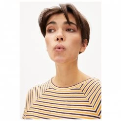 ARMEDANGELS - Women's Adeaa Stripes - T-shirt -Tée-shirts Soldes armedangels womens adeaa stripes t shirt detail 3