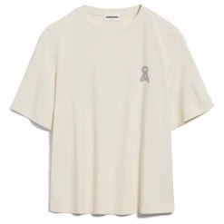 ARMEDANGELS - Women's Layaa Chest Icon - T-shirt -Tée-shirts Soldes armedangels womens layaa chest icon t shirt 1