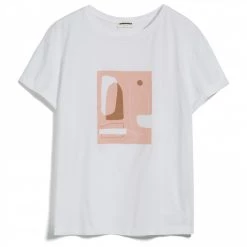 ARMEDANGELS - Women's Nelaa Cutted Landscape - T-shirt -Tée-shirts Soldes armedangels womens nelaa cutted landscape t shirt 2