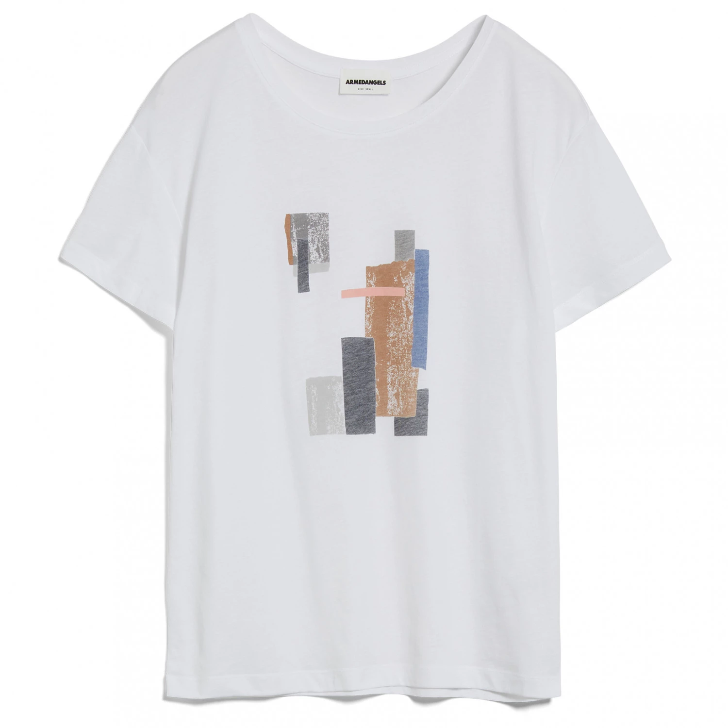 ARMEDANGELS - Women's Nelaa Squares - T-shirt 1 ARMEDANGELS - Women's Nelaa Squares - T-shirt