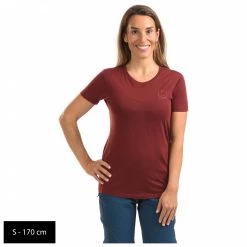 Bergfreunde.de - Women's Merino150 Bergfreunde Outline T-Shirt - T-shirt en laine mérinos -Tée-shirts Soldes bergfreundede womens merino150 bergfreunde outline t shirt t shirt en laine merinos detail 10