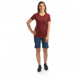 Bergfreunde.de - Women's Merino150 Bergfreunde Outline T-Shirt - T-shirt en laine mérinos -Tée-shirts Soldes bergfreundede womens merino150 bergfreunde outline t shirt t shirt en laine merinos detail 9