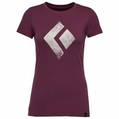 Black Diamond - Women's S/S Chalked Up Tee - T-shirt -Tée-shirts Soldes black diamond womens s s chalked up tee t shirt 3