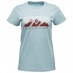 Black Diamond - Women's S/S Rise And Climb Tee - T-shirt -Tée-shirts Soldes black diamond womens s s rise and climb tee t shirt 2