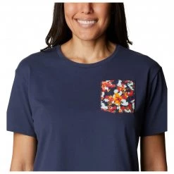 Columbia - Women's Alpine Way Pocket Tee II - T-shirt -Tée-shirts Soldes columbia womens alpine way pocket tee ii t shirt detail 4