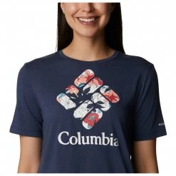 Columbia - Women's Bluebird Day Relaxed Crew Neck - T-shirt -Tée-shirts Soldes columbia womens bluebird day relaxed crew neck t shirt detail 4