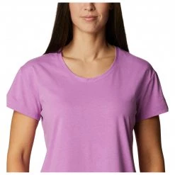 Columbia - Women's Sun Trek S/S Tee - T-shirt technique -Tée-shirts Soldes columbia womens sun trek s s tee t shirt technique detail 4
