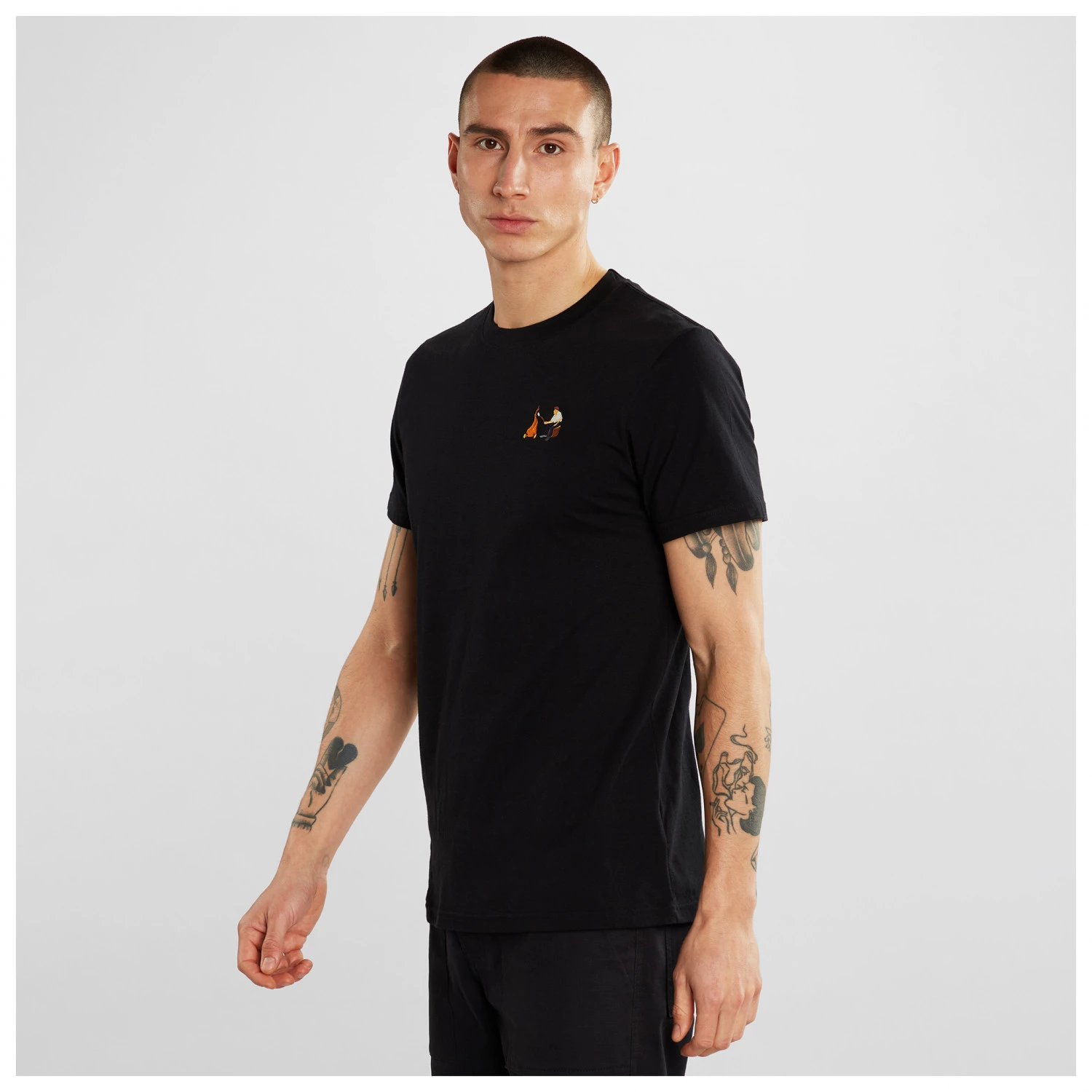 DEDICATED - T-Shirt Stockholm Camping Fire EMB - T-shirt 2 DEDICATED - T-Shirt Stockholm Camping Fire EMB - T-shirt – Image 2