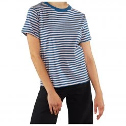 DEDICATED - Women's Mysen Stripes - T-shirt -Tée-shirts Soldes dedicated womens mysen stripes t shirt 3