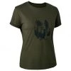 Deerhunter - Women's T-Shirt With Deerhunter Shield - T-shirt