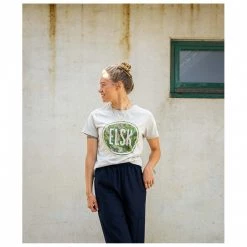 ELSK - Women's Lyng Logo Tee - T-shirt 7 ELSK - Women's Lyng Logo Tee - T-shirt -Tée-shirts Soldes elsk womens lyng logo tee t shirt detail 3