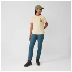 Fjällräven - Women's Nature T-Shirt - T-shirt -Tée-shirts Soldes fjaellraeven womens nature t shirt t shirt detail 3