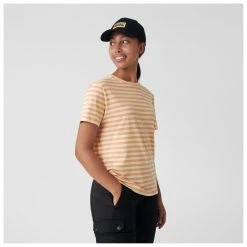 Fjällräven - Women's Striped T-Shirt - T-shirt -Tée-shirts Soldes fjaellraeven womens striped t shirt t shirt detail 5