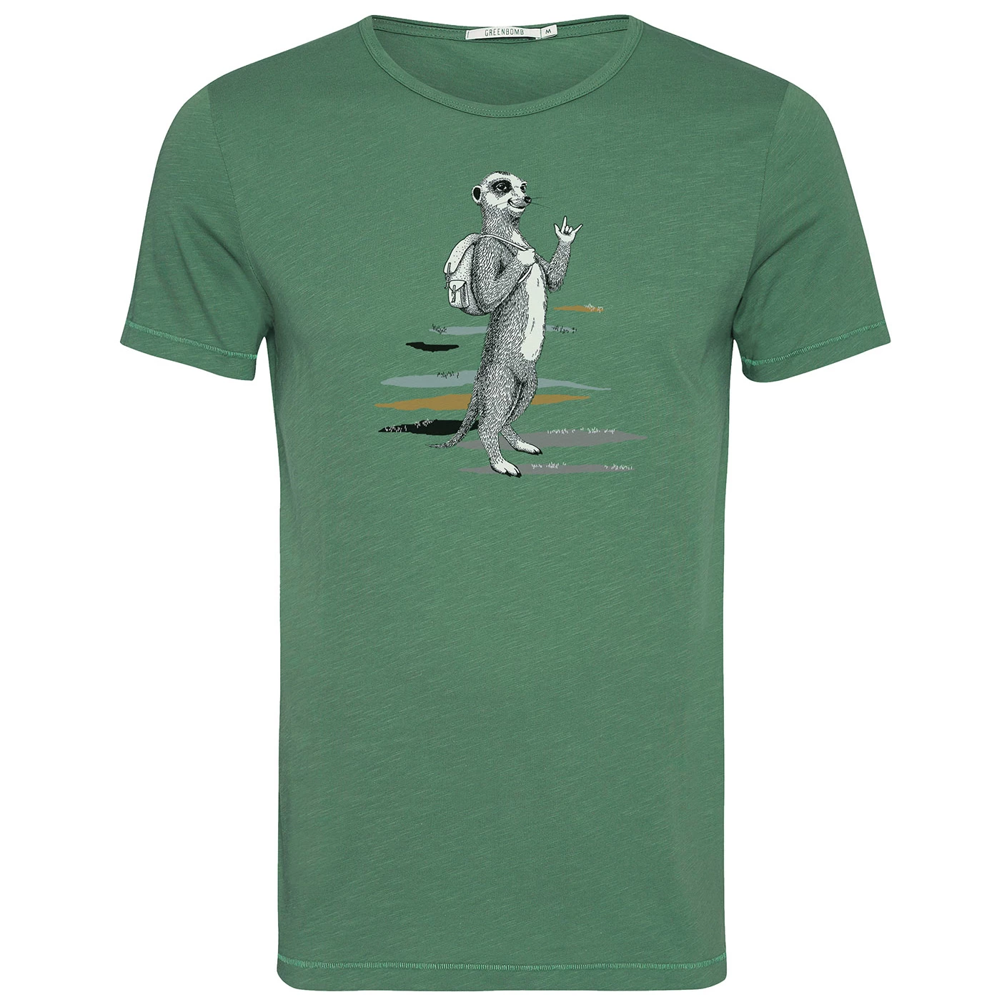 GreenBomb - Animal Meerkat (Spice) - T-shirt 1 GreenBomb - Animal Meerkat (Spice) - T-shirt