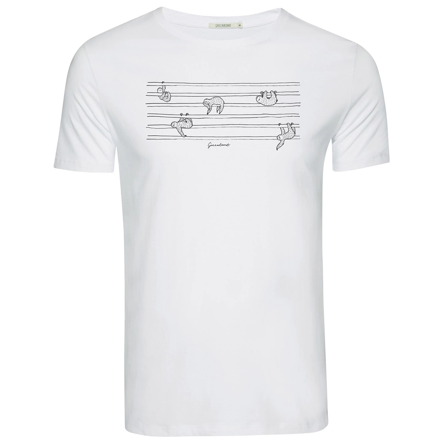 GreenBomb - Animal Sloth Stripes (Guide) - T-shirt 5 GreenBomb - Animal Sloth Stripes (Guide) - T-shirt – Image 5