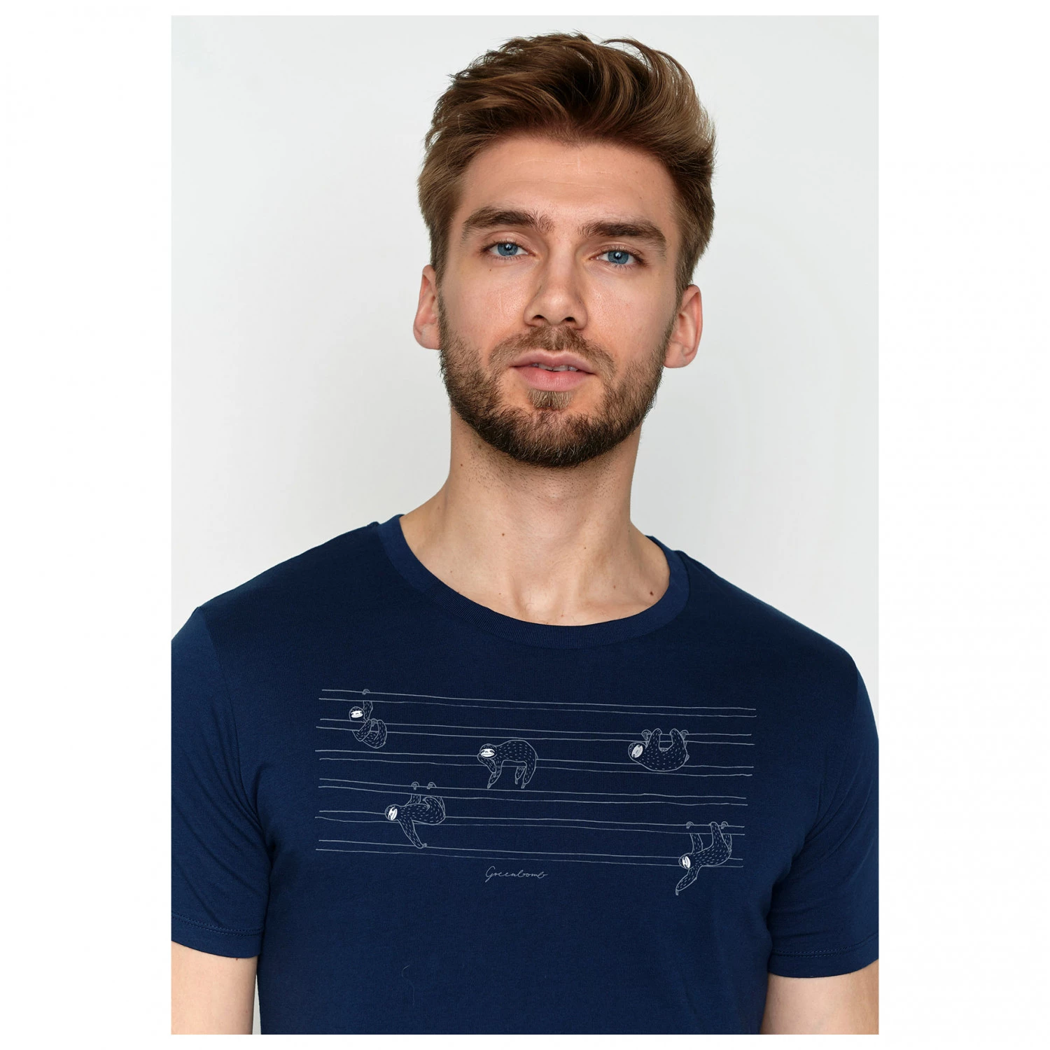 GreenBomb - Animal Sloth Stripes (Guide) - T-shirt 4 GreenBomb - Animal Sloth Stripes (Guide) - T-shirt – Image 4