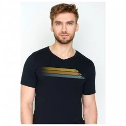 GreenBomb - Bike Triple Stripes (Peak) - T-shirt -Tée-shirts Soldes greenbomb bike triple stripes peak t shirt detail 4