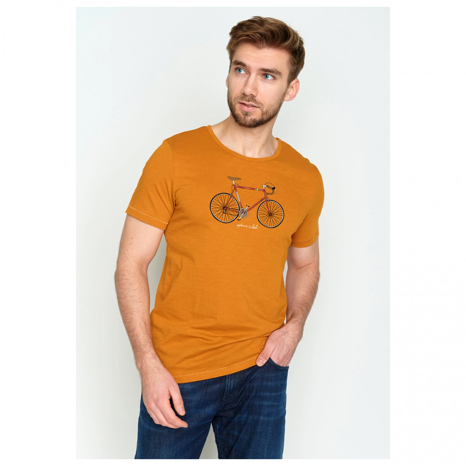 GreenBomb - Bike Uptown (Spice) - T-shirt 2 GreenBomb - Bike Uptown (Spice) - T-shirt – Image 2