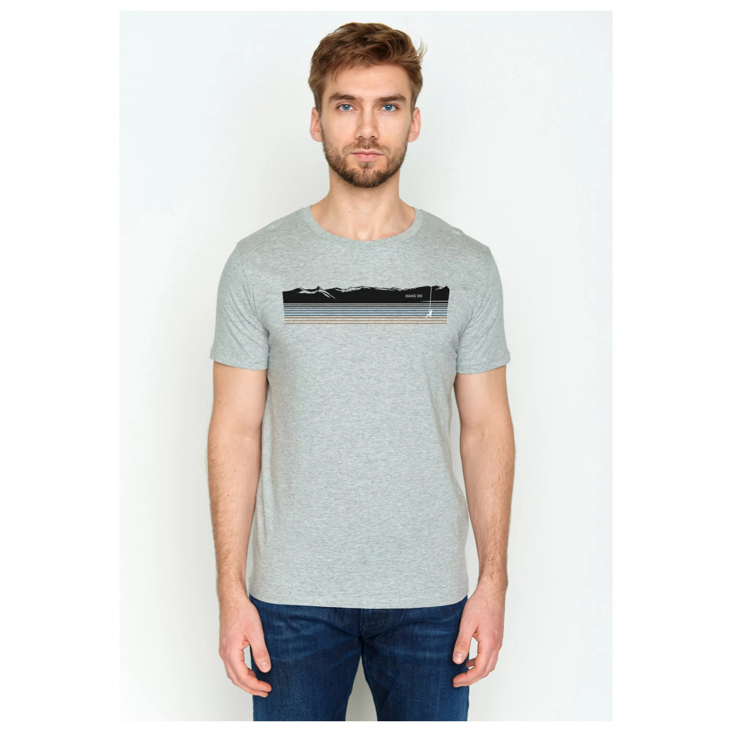 GreenBomb - Nature Mountain Stripes (Guide) - T-shirt 2 GreenBomb - Nature Mountain Stripes (Guide) - T-shirt – Image 2