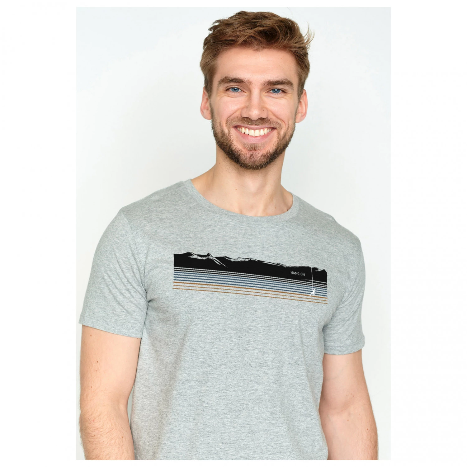 GreenBomb - Nature Mountain Stripes (Guide) - T-shirt 4 GreenBomb - Nature Mountain Stripes (Guide) - T-shirt – Image 4