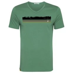 GreenBomb - Nature Mountain Stripes (Peak) - T-shirt