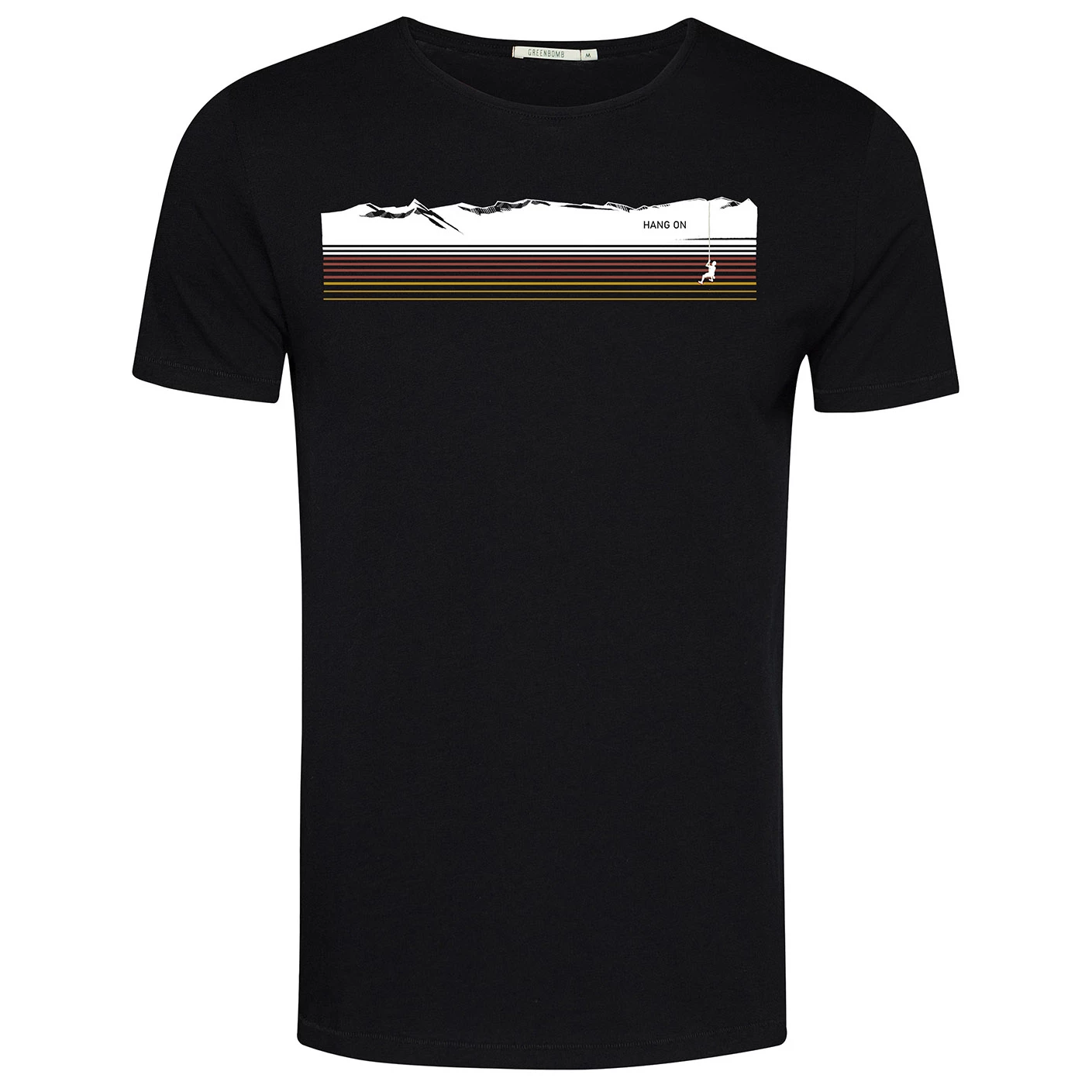 GreenBomb - Nature Mountain Stripes (Spice) - T-shirt 5 GreenBomb - Nature Mountain Stripes (Spice) - T-shirt – Image 5