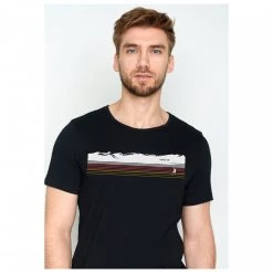GreenBomb - Nature Mountain Stripes (Spice) - T-shirt 8 GreenBomb - Nature Mountain Stripes (Spice) - T-shirt -Tée-shirts Soldes greenbomb nature mountain stripes spice t shirt detail 4