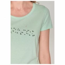 GreenBomb - Women's Animal Birds Home Loves - T-shirt 8 GreenBomb - Women's Animal Birds Home Loves - T-shirt -Tée-shirts Soldes greenbomb womens animal birds home loves t shirt detail 4