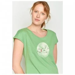 GreenBomb - Women's Animal Cat Hangover (Cool) - T-shirt -Tée-shirts Soldes greenbomb womens animal cat hangover cool t shirt detail 4