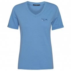 GreenBomb - Women's Animal Whale Swimming Petite - T-shirt -Tée-shirts Soldes greenbomb womens animal whale swimming petite t shirt 1