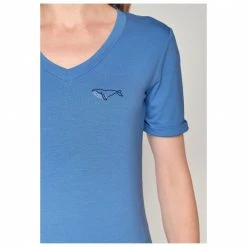 GreenBomb - Women's Animal Whale Swimming Petite - T-shirt -Tée-shirts Soldes greenbomb womens animal whale swimming petite t shirt detail 3