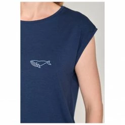 GreenBomb - Women's Animal Whale Swimming Tender - T-shirt -Tée-shirts Soldes greenbomb womens animal whale swimming tender t shirt detail 4
