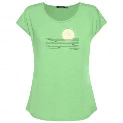 GreenBomb - Women's Bike Sunrise Lines (Cool) - T-shirt