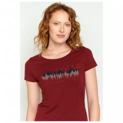 GreenBomb - Women's Nature Birds Fly (Loves) - T-shirt -Tée-shirts Soldes greenbomb womens nature birds fly loves t shirt detail 4